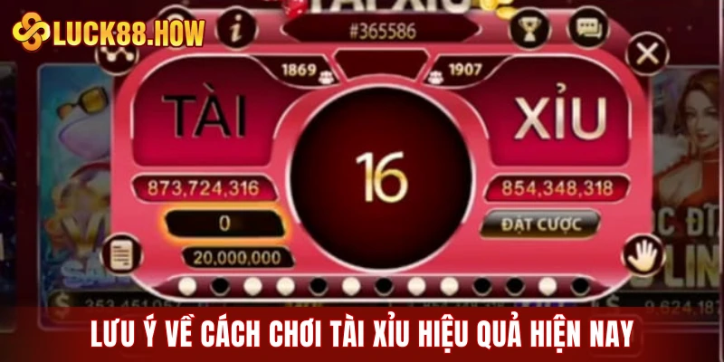 Lưu ý về cách chơi Tài Xỉu hiệu quả hiện nay